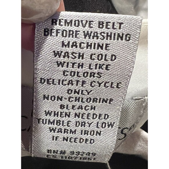 Catherines Womens Dress Black & White Round Neck Lined Sleeveless Plus Size 18W - Picture 7 of 7